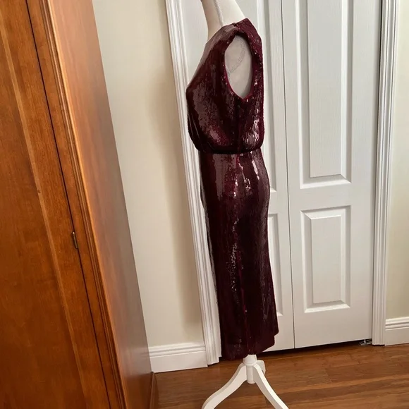 EXPRESS Sequin Midi Dress. Size S - Picture 10 of 16